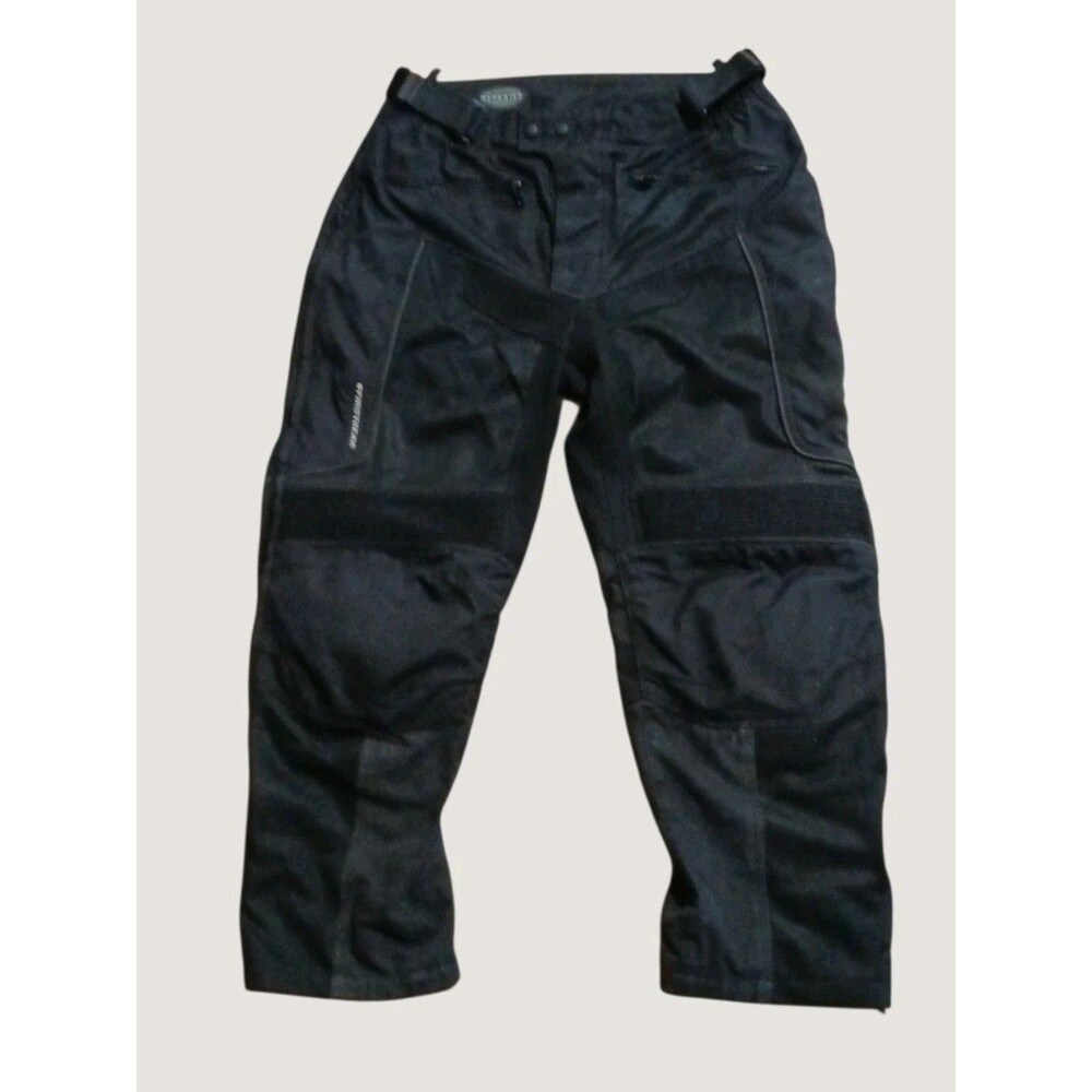 FirstGear Hypertex Padded Motorcycle Riding Pants Black Size 36 Short